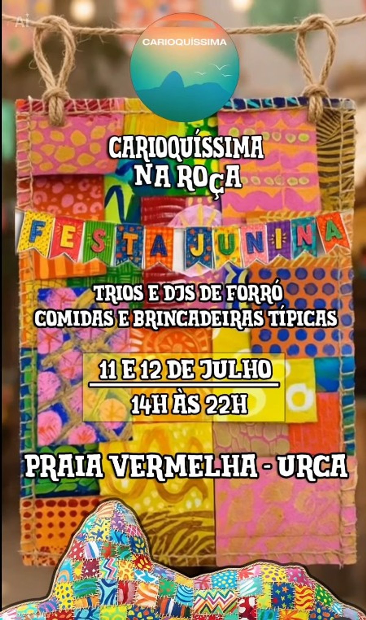 NovaParadiso FM é a rádio oficial do Carioquíssima na Roça, que será realizado na Urca neste fim de semana
