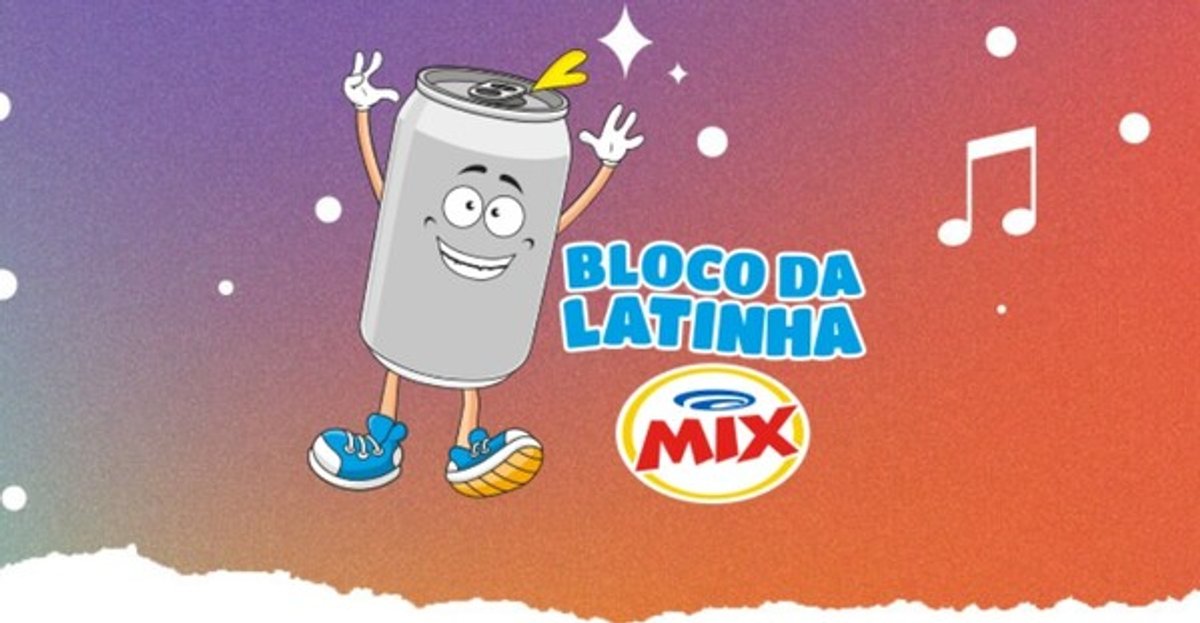 Rádio Mix FM anuncia edição 2026 do Bloco da Latinha Mix no Carnaval de São Paulo
