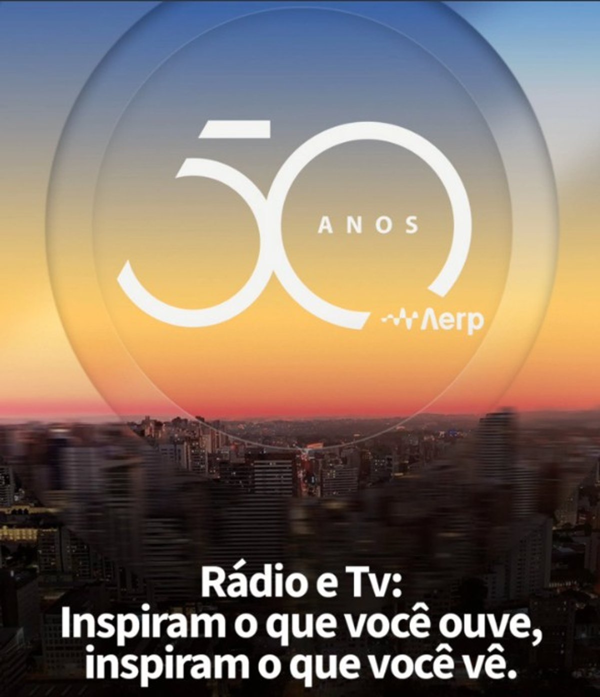 Aerp realiza campanha institucional e programação especial em homenagem aos seus 50 anos