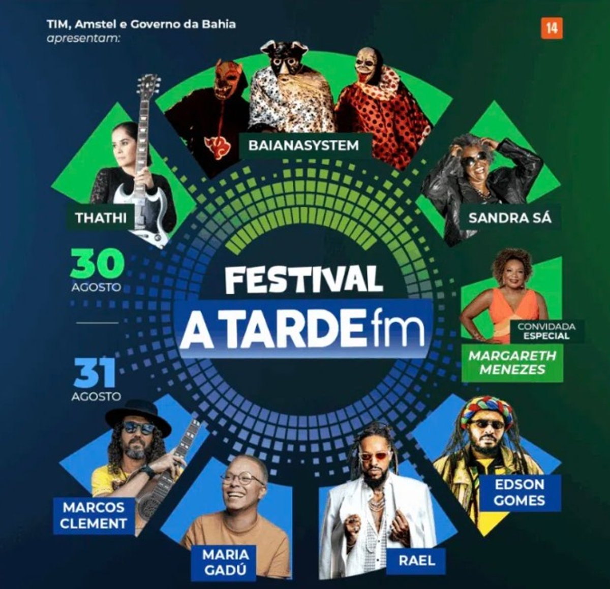 Salvador receberá Festival A Tarde FM em comemoração aos 42 anos da emissora