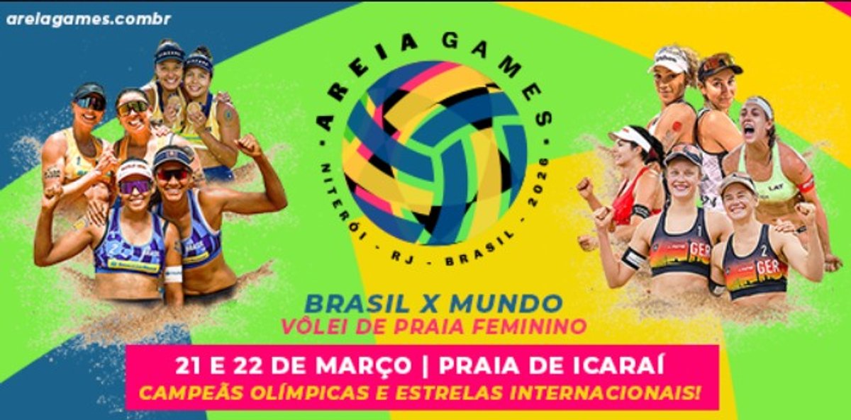 FM O Dia promove o Areia Games e levará ouvintes para área VIP do evento em Niterói (RJ)