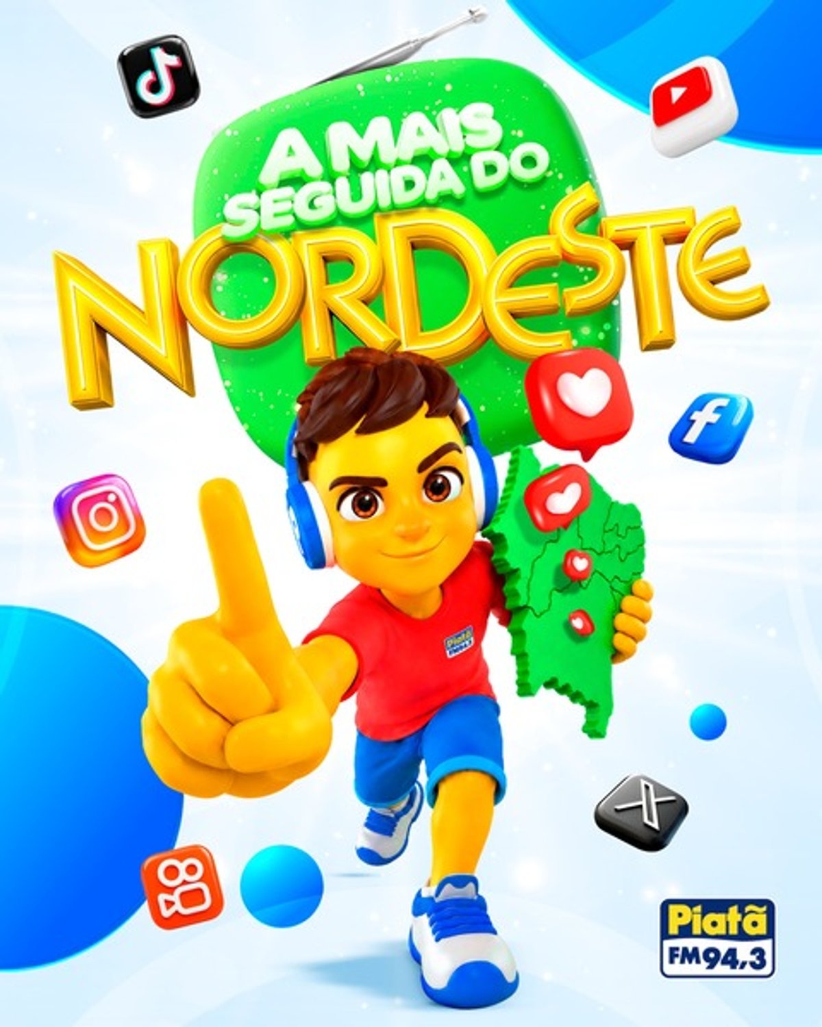 Piatã FM lança campanha sobre liderança de audiência e alcance e anuncia novos investimentos para 2026