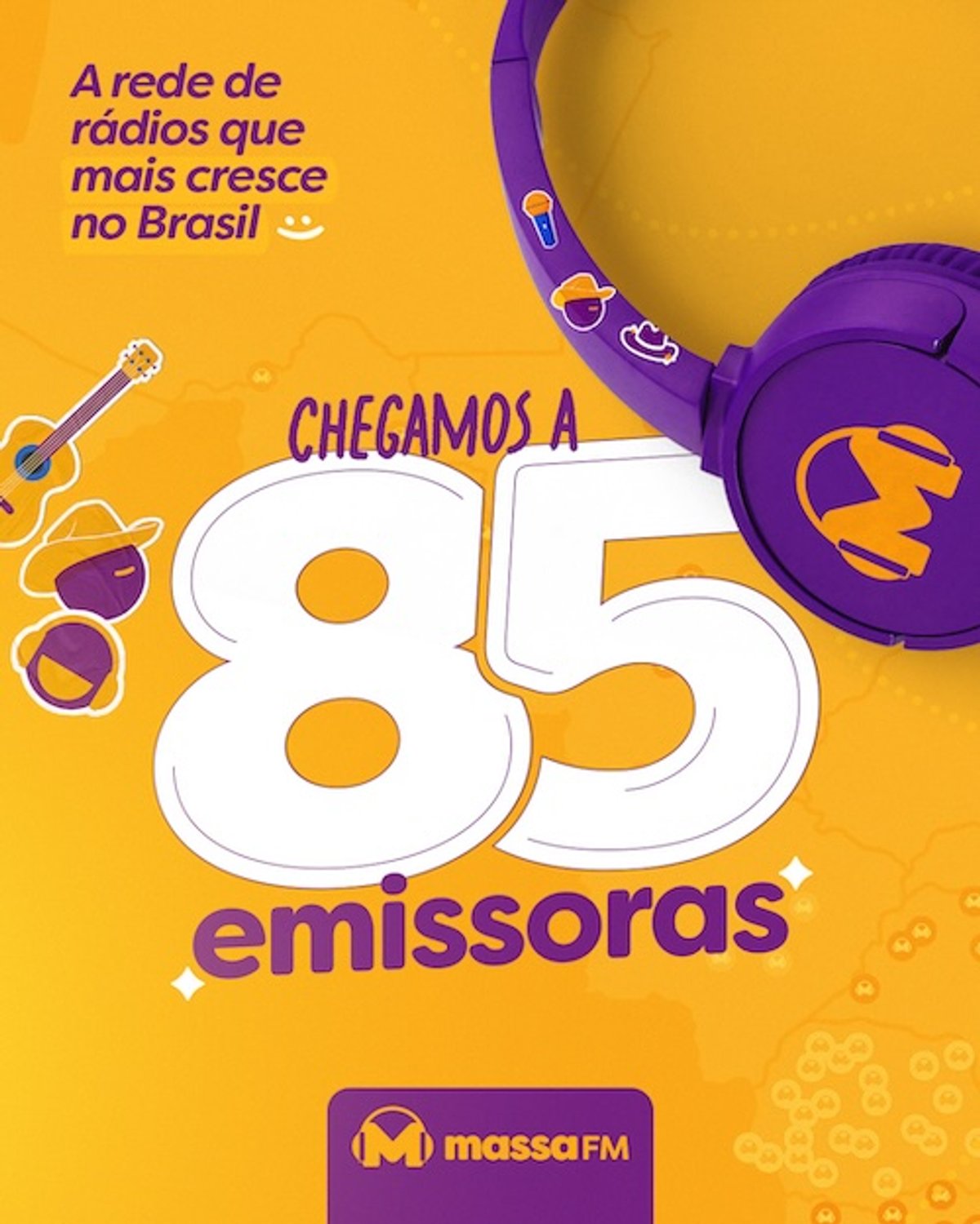 Rede Massa FM estreia afiliada em Nova Venécia (ES) e passa a contar com 85 emissoras no Brasil