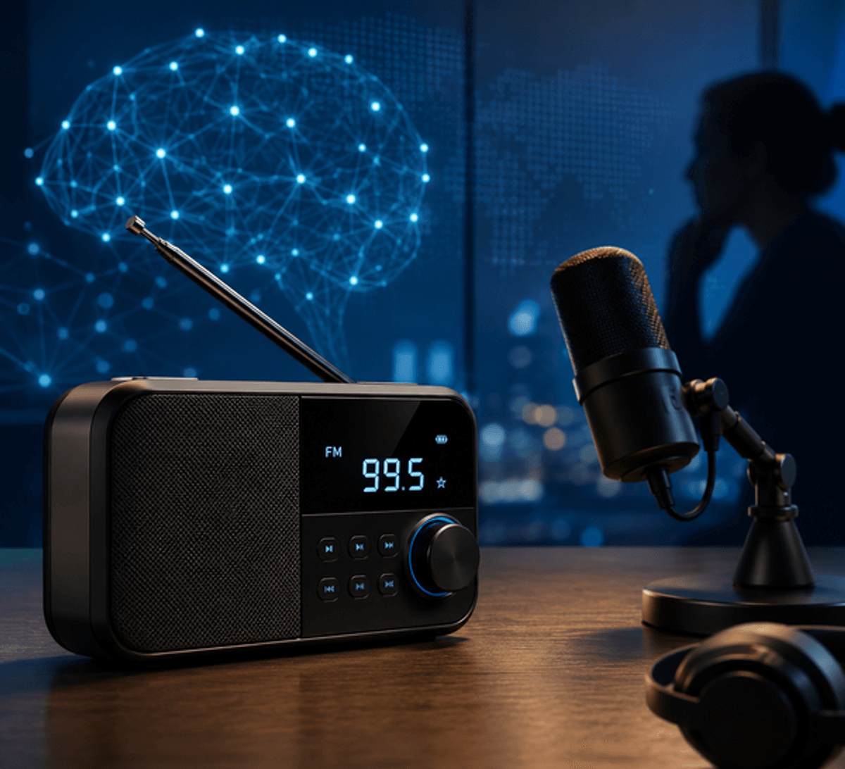 O Rádio Hoje |  Desconfiança sobre IA em notícias reforça espaço do rádio como fonte confiável de informação, aponta estudo