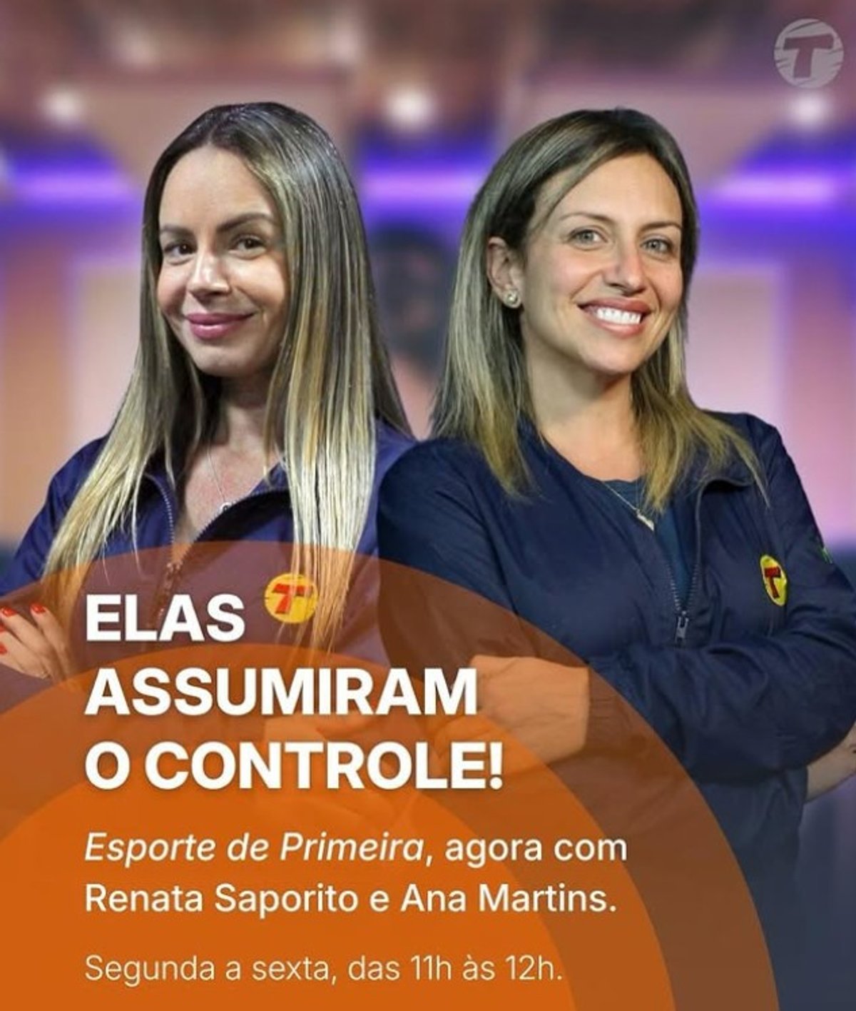 Transamérica promove revezamento entre Ana Martins e Renata Saporito na apresentação do “Esporte de Primeira”