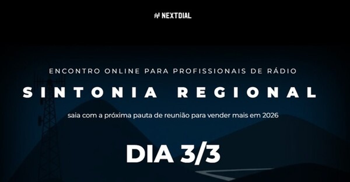 Nextdial promove encontro online “Sintonia Regional” voltado a rádios regionais no dia 3 de março