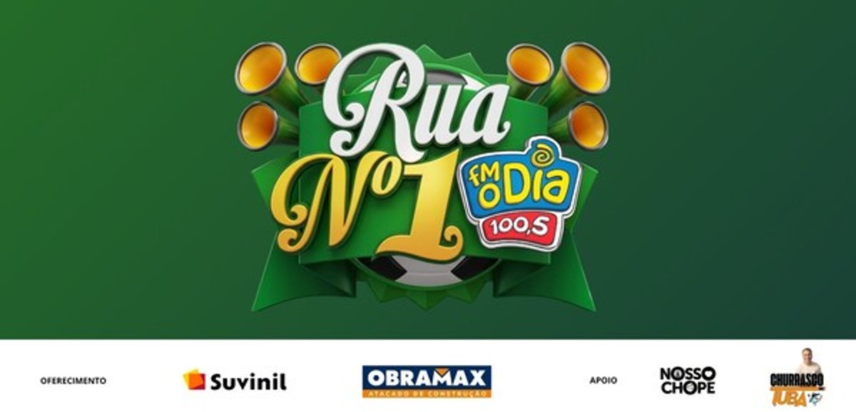 FM O Dia promove concurso para eleger a "Rua Nº 1" durante a Copa do Mundo