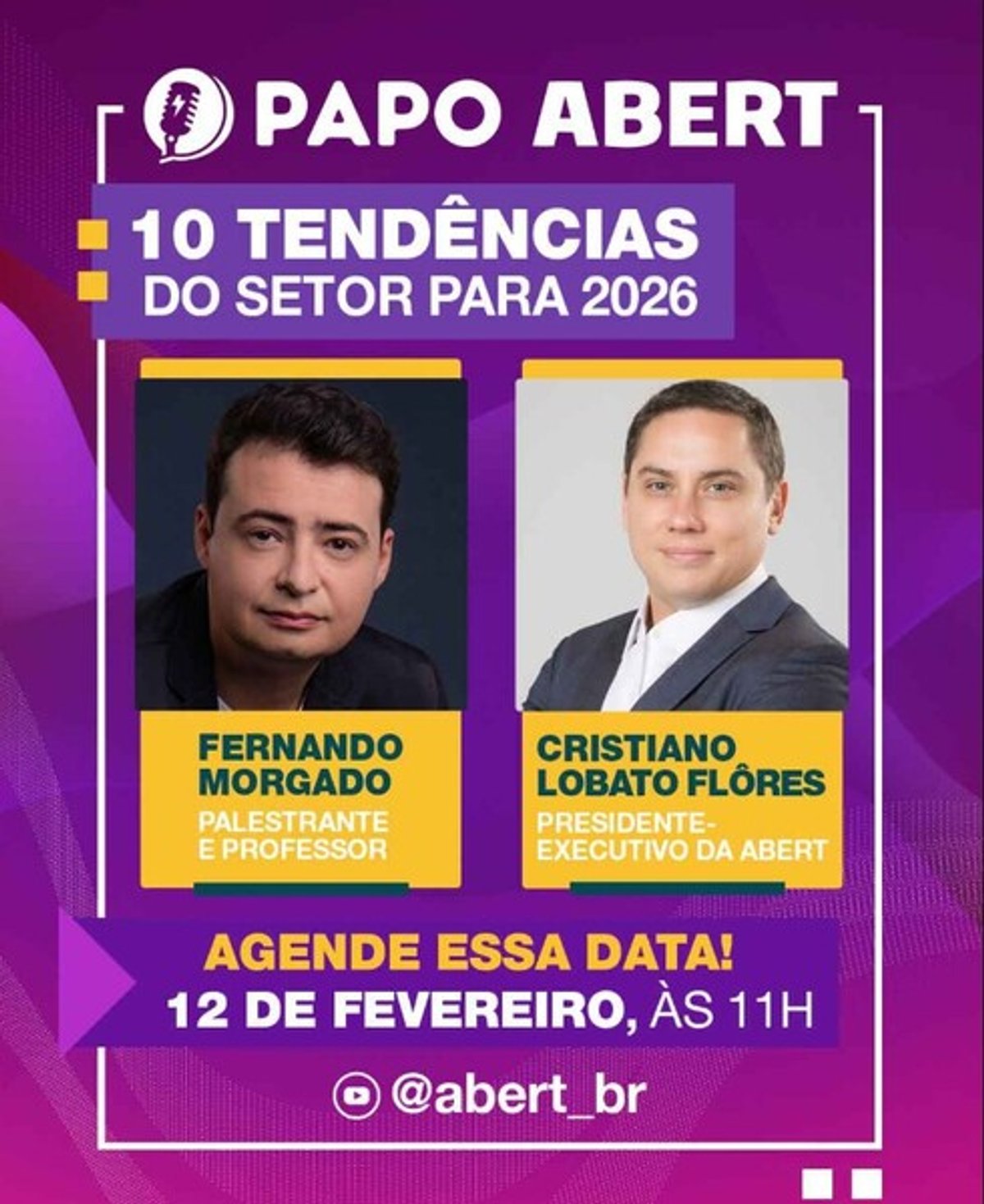 ABERT realiza eventos sobre Rádio Híbrido e tendências da radiodifusão nesta semana