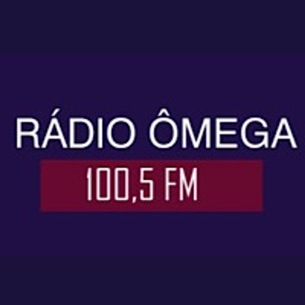 Logo Rádio Ômega / Deus é Amor