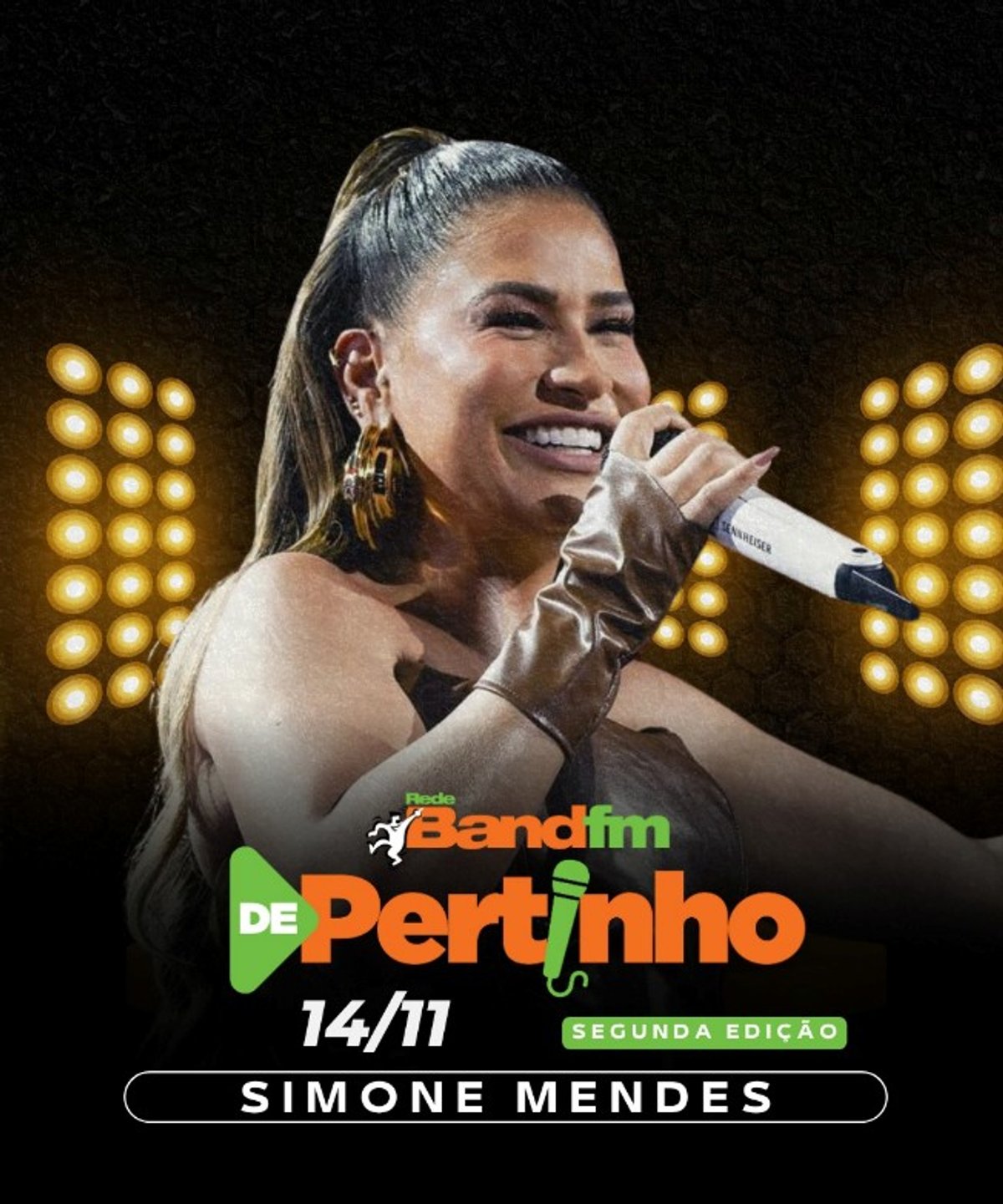 Band FM promove show exclusivo com Simone Mendes em celebração aos 50 anos da emissora