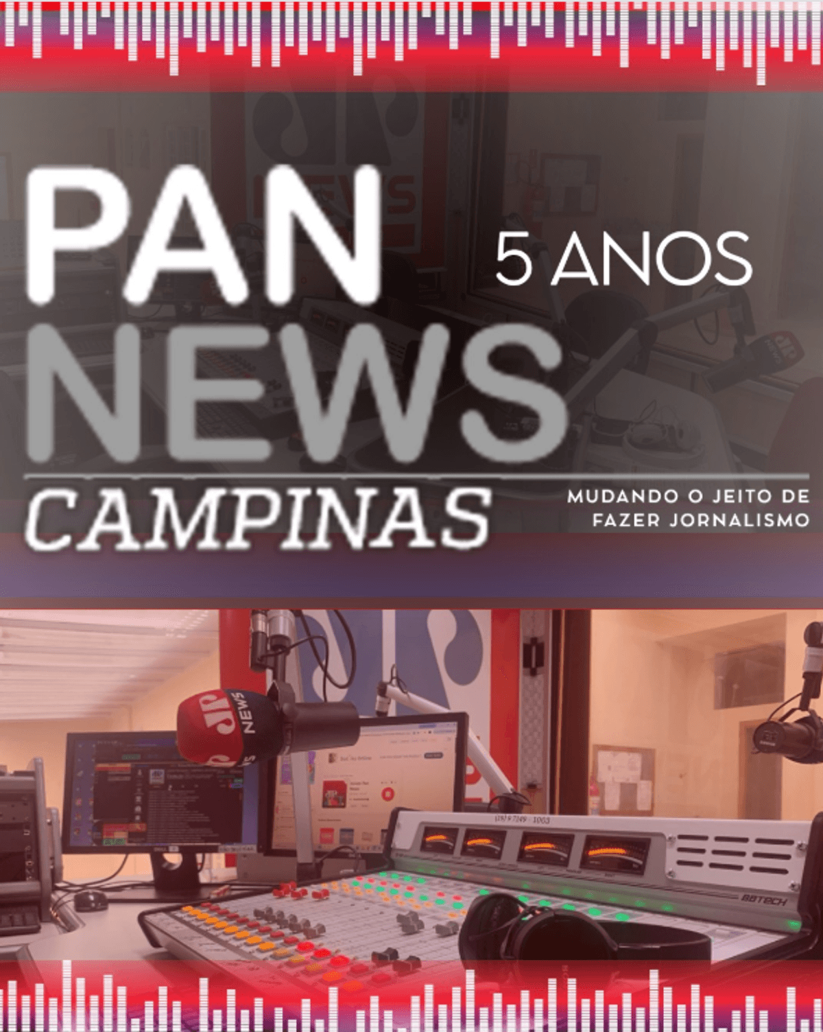 Programa Pan News Campinas completa cinco anos no ar pela Jovem Pan News