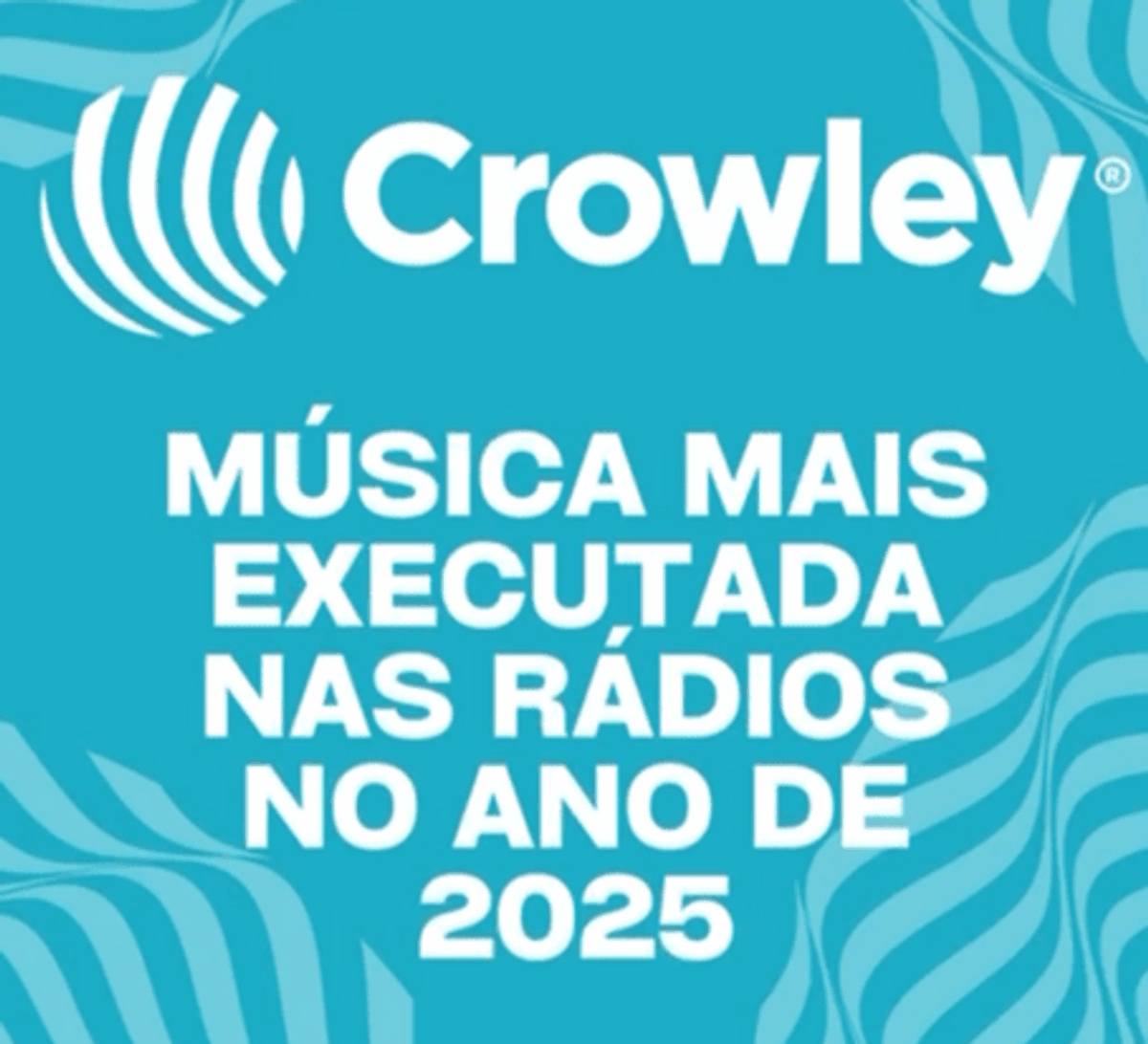 Top 100 Crowley: Das 100 músicas mais tocadas no rádio em 2025, 72 são versões ao vivo; Sertanejo domina ranking