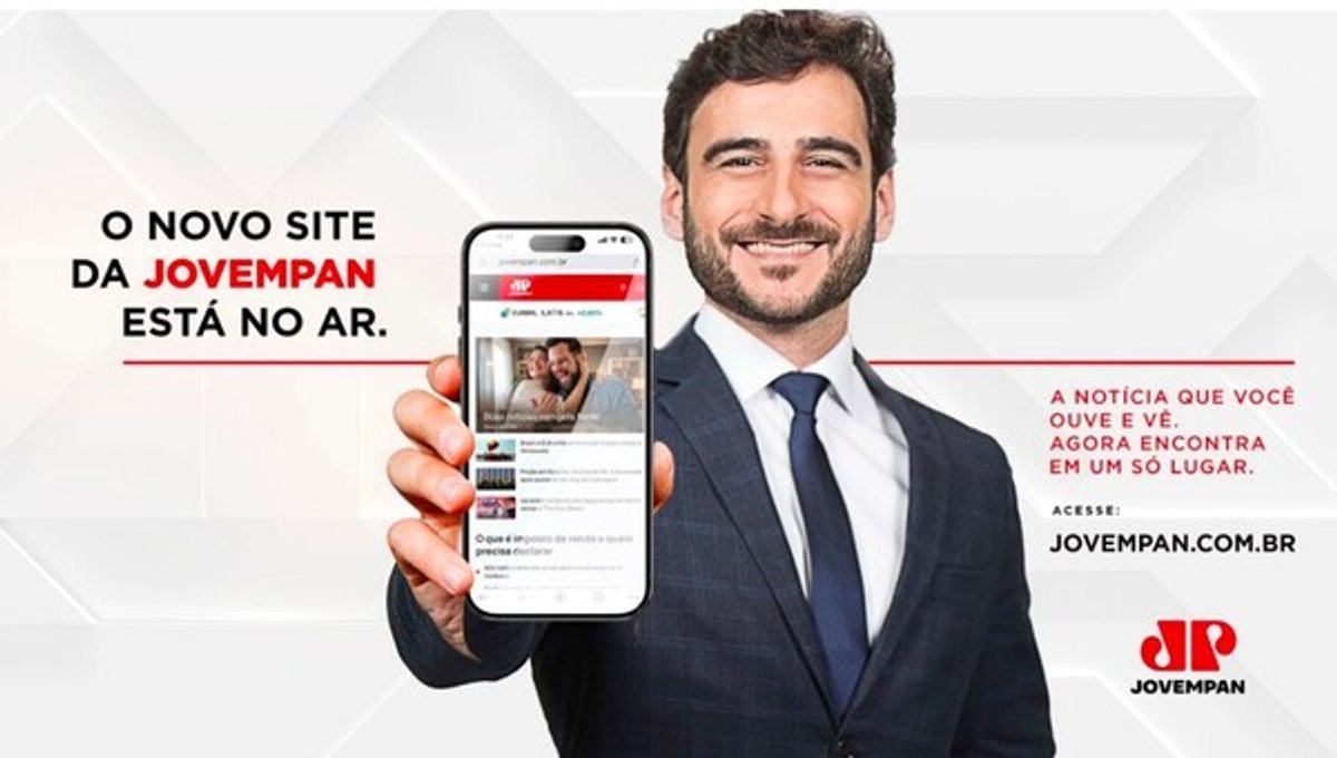 Jovem Pan lança novo portal e reforça integração entre rádio, vídeo e conteúdo digital