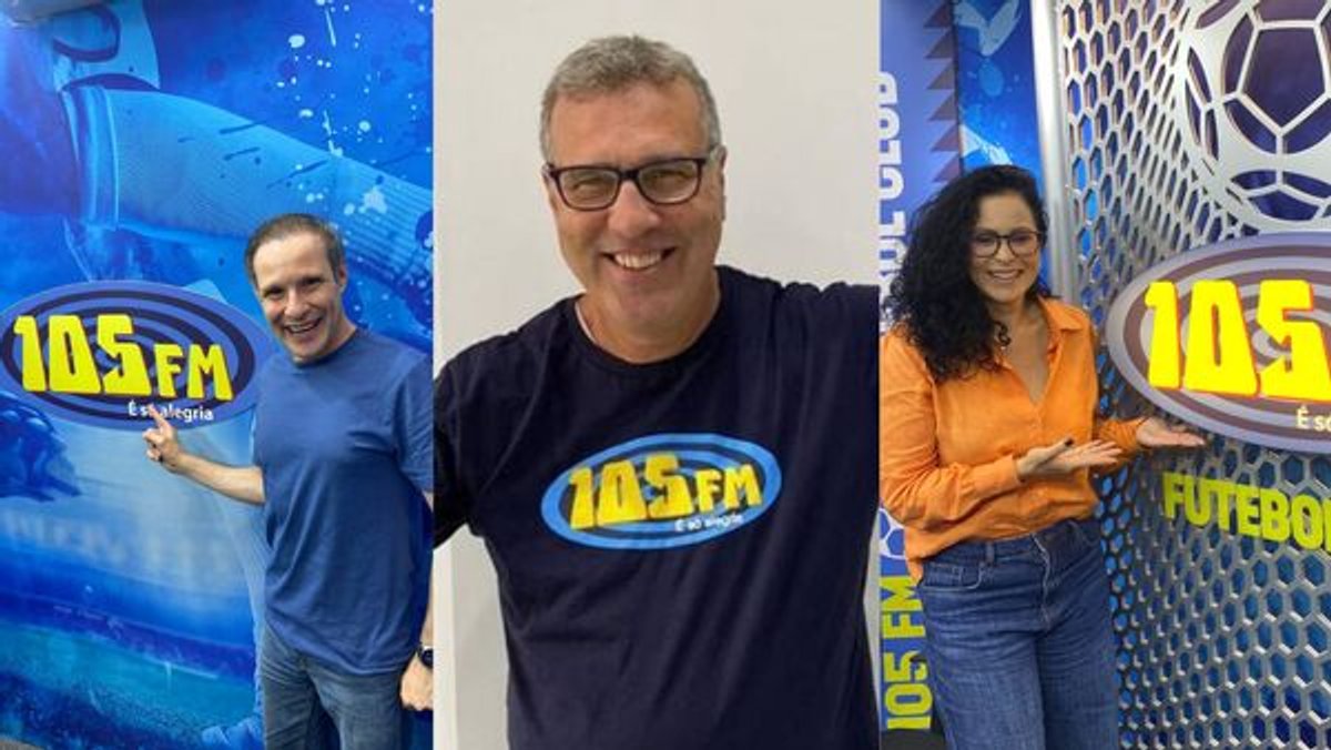Rádio 105 FM anuncia retorno de Maercio Ramos e estreia de Ana Paula Oliveira no 105 FM Futebol Clube