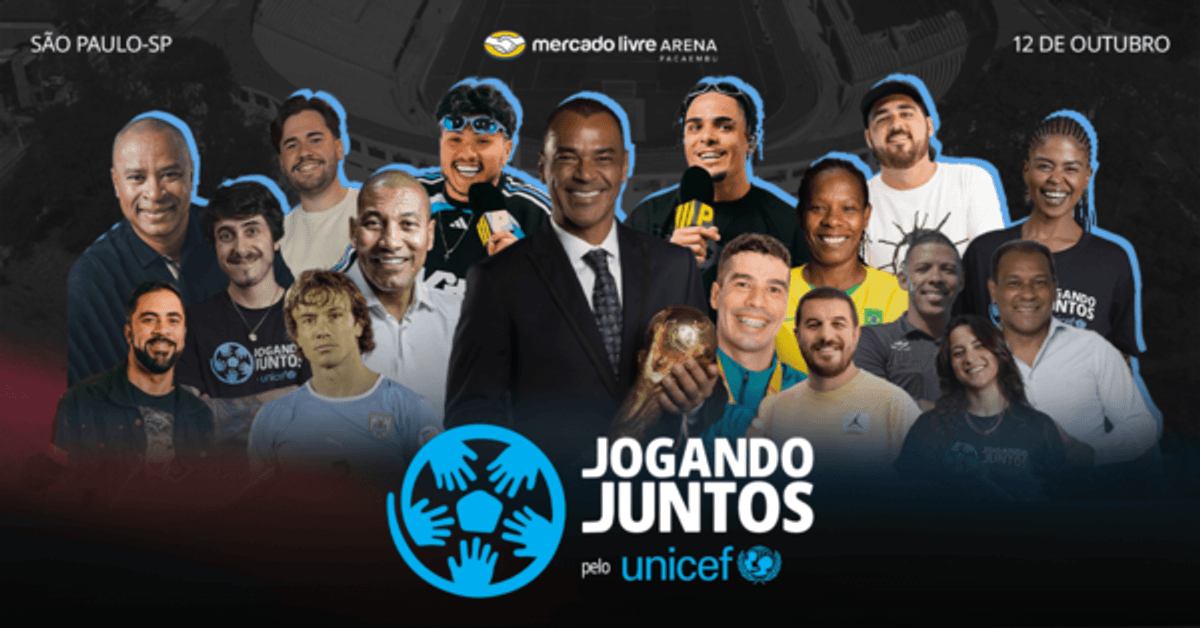Rádio Mix FM promove ação “Jogando Juntos pelo UNICEF” com influenciadores e ex-jogadores no Pacaembu