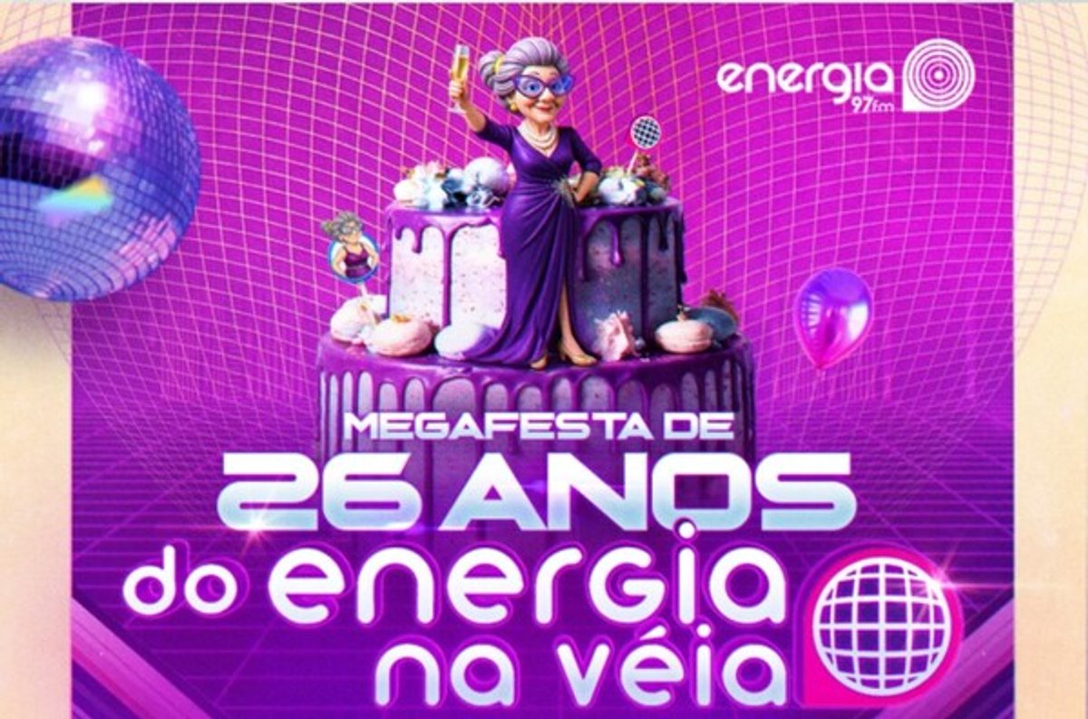 Energia 97 FM comemora os 26 anos do Energia na Véia com evento especial em São Paulo